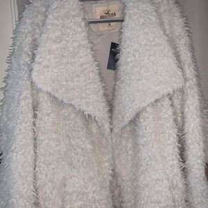 Hollister faux fur jacket